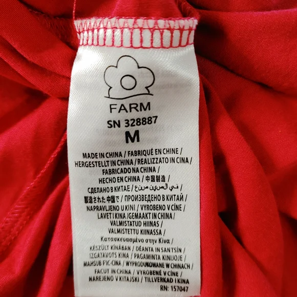 FARM Rio Scarlet Long Sleeve Lace Dress - Picture 11 of 13